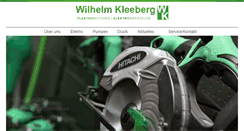 Desktop Screenshot of kleeberg-fl.de
