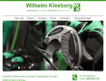 Tablet Screenshot of kleeberg-fl.de